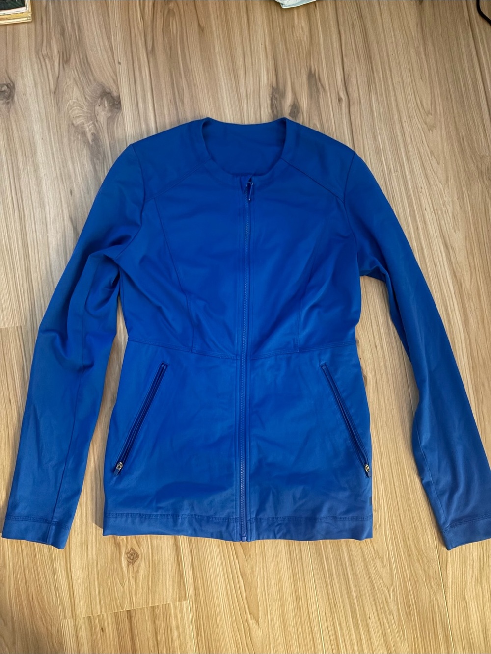 Blue Women's Zip-Front Jacket